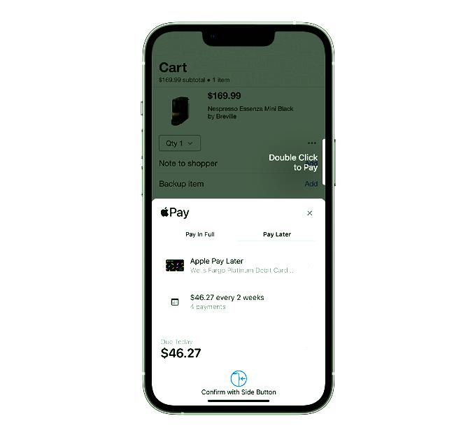 Apple manages credit checks and Apple Pay Later